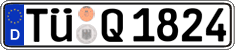 German license plate, Regular plates