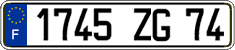 French license plate, FNI