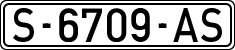 License plates of Spain, 1971 year series