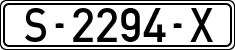 License plates of Spain, 1971 year series