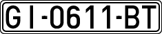 License plates of Spain, 1971 year series