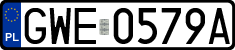 License plates of Poland, Regular car plates