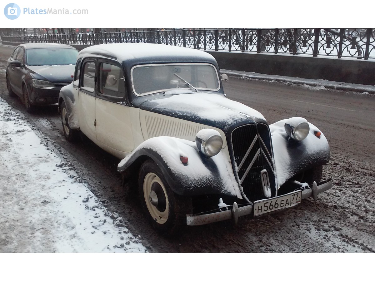 н 566 еа 77, Citroёn Traction Avant Berline, 1934–1957