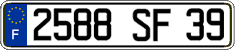 French license plate, FNI