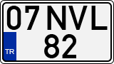 License plate of Turkey, Regular plates