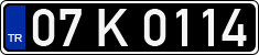 License plate of Turkey, Government and public administrations