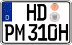 German license plate, Plates for oldtimers (type 