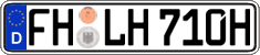German license plate, Plates for oldtimers (type 
