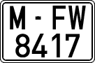 License plates of Spain, 1971 year series