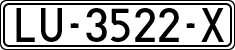 License plates of Spain, 1971 year series