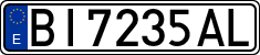 License plates of Spain, 1971 year series