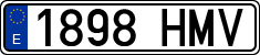 License plates of Spain, Ordinary (2000)