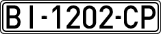 License plates of Spain, 1971 year series
