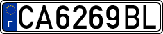 License plates of Spain, 1971 year series