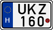license plates of Hungary, Motorcycles (1990)