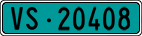 License plate of Switzerland, Agricultural vehicles (green)