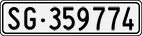 License plate of Switzerland, Cars