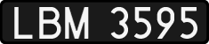 License plates of Poland, 1976 year system