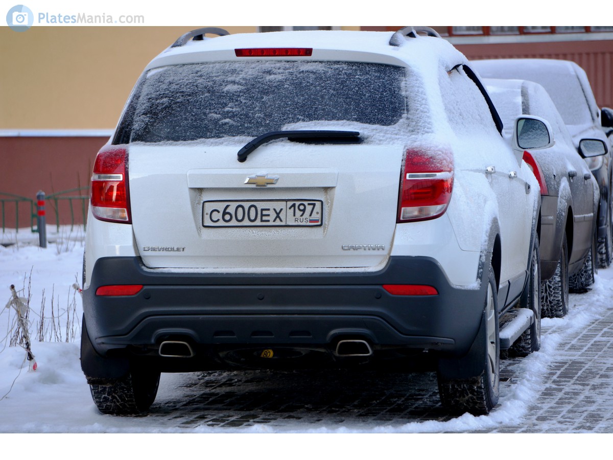 с 600 ех 197, Chevrolet Captiva 