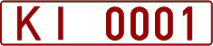 License plate Belarus, Trucks and buses (1992)