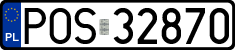 License plates of Poland, Regular car plates