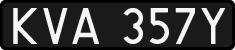 License plates of Poland, 1976 year system