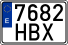 License plates of Spain, Ordinary (2000)