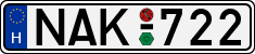 license plates of Hungary, Cars (1990)