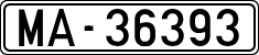 License plates of Spain, 1900 year series