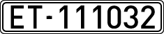 License plates of Spain, Official and military plates