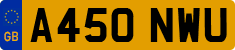 License plate of the United Kingdom, 1983 year system