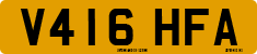 License plate of the United Kingdom, 1983 year system
