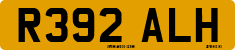 License plate of the United Kingdom, 1983 year system