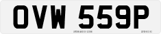 License plate of the United Kingdom, 1963 year system