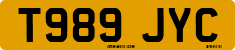 License plate of the United Kingdom, 1983 year system