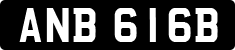 License plate of the United Kingdom, 1963 year system