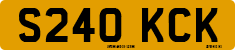 License plate of the United Kingdom, 1983 year system