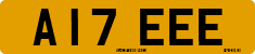License plate of the United Kingdom, 1983 year system