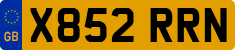 License plate of the United Kingdom, 1983 year system