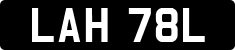 License plate of the United Kingdom, 1963 year system