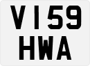 License plate of the United Kingdom, 1983 year system