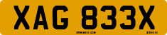 License plate of the United Kingdom, 1963 year system