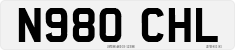 License plate of the United Kingdom, 1983 year system