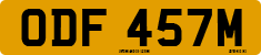 License plate of the United Kingdom, 1963 year system