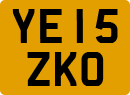 License plate of the United Kingdom, 2001 year system