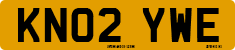 License plate of the United Kingdom, 2001 year system