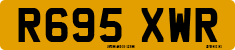 License plate of the United Kingdom, 1983 year system
