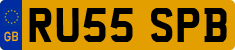 License plate of the United Kingdom, 2001 year system