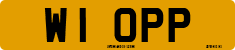 License plate of the United Kingdom, 1983 year system