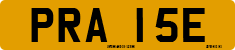 License plate of the United Kingdom, 1963 year system